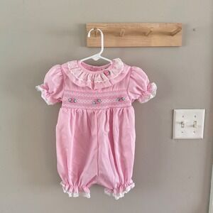 12M tiny tots smocked bubble